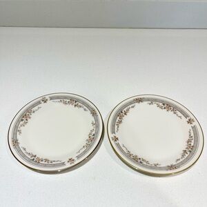Set of 2 Noritake Fine China Fairview 7263 Bread/Butter dessert Plate 6.5”